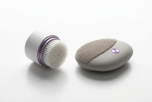 Professional header image for comparison analysis: Sonic vs. Silicone Facial Cleansing Brush: Which Head Typ...