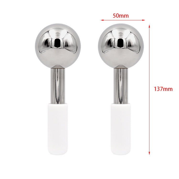 Ice Facial Massage Roller, Stainless Steel Cryo Stick Cooling Massager For Face And Eyes Beauty Lifting And Cooling Tool For Skincare - She Glow