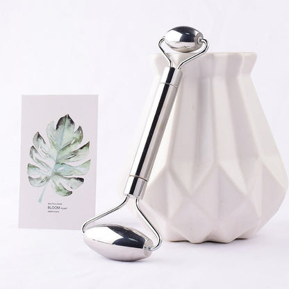 She Glow Stainless Steel Roller & Gua Sha Duo - She Glow